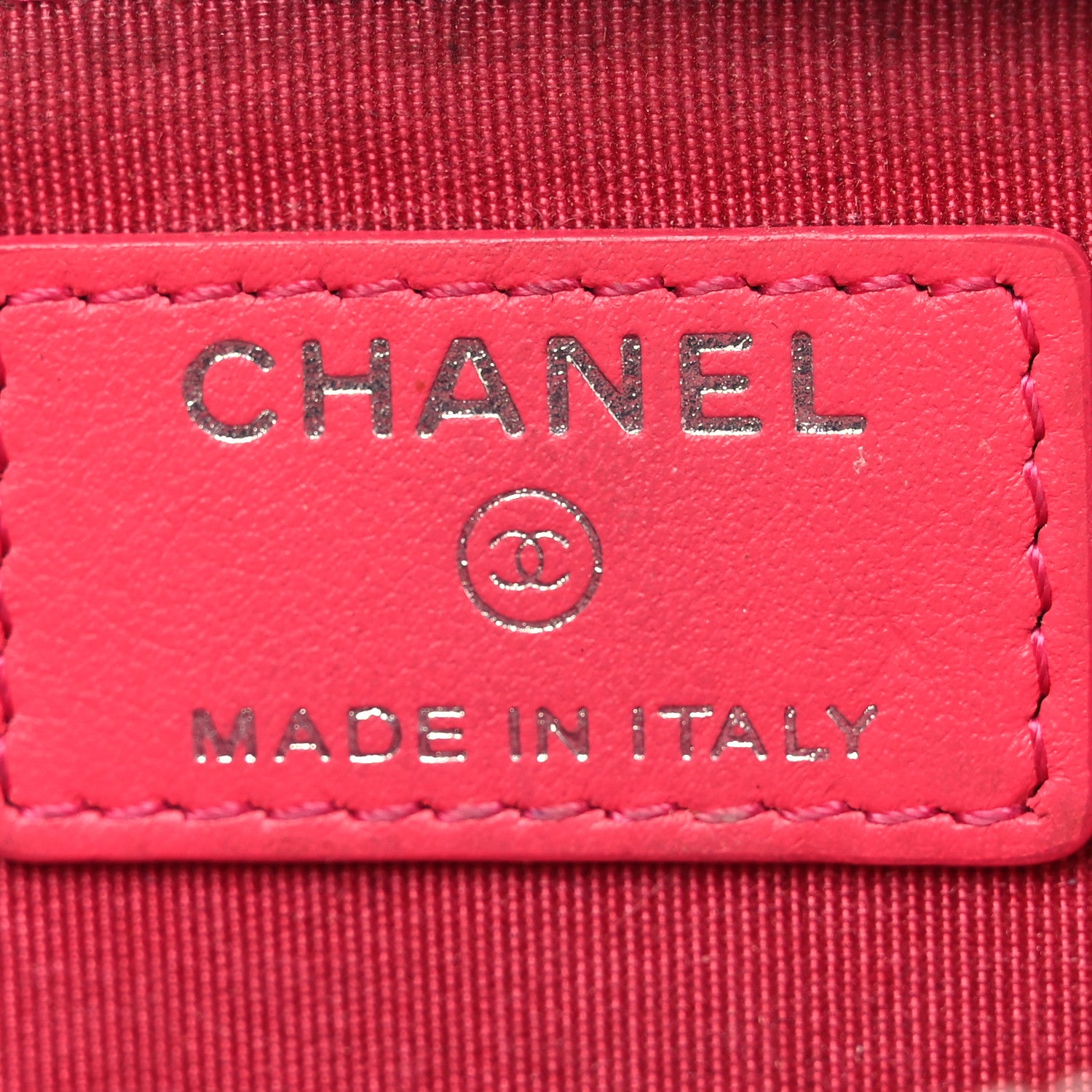 Chanel Caviar Camellia Embossed Key Holder Case Pink 7 of 15