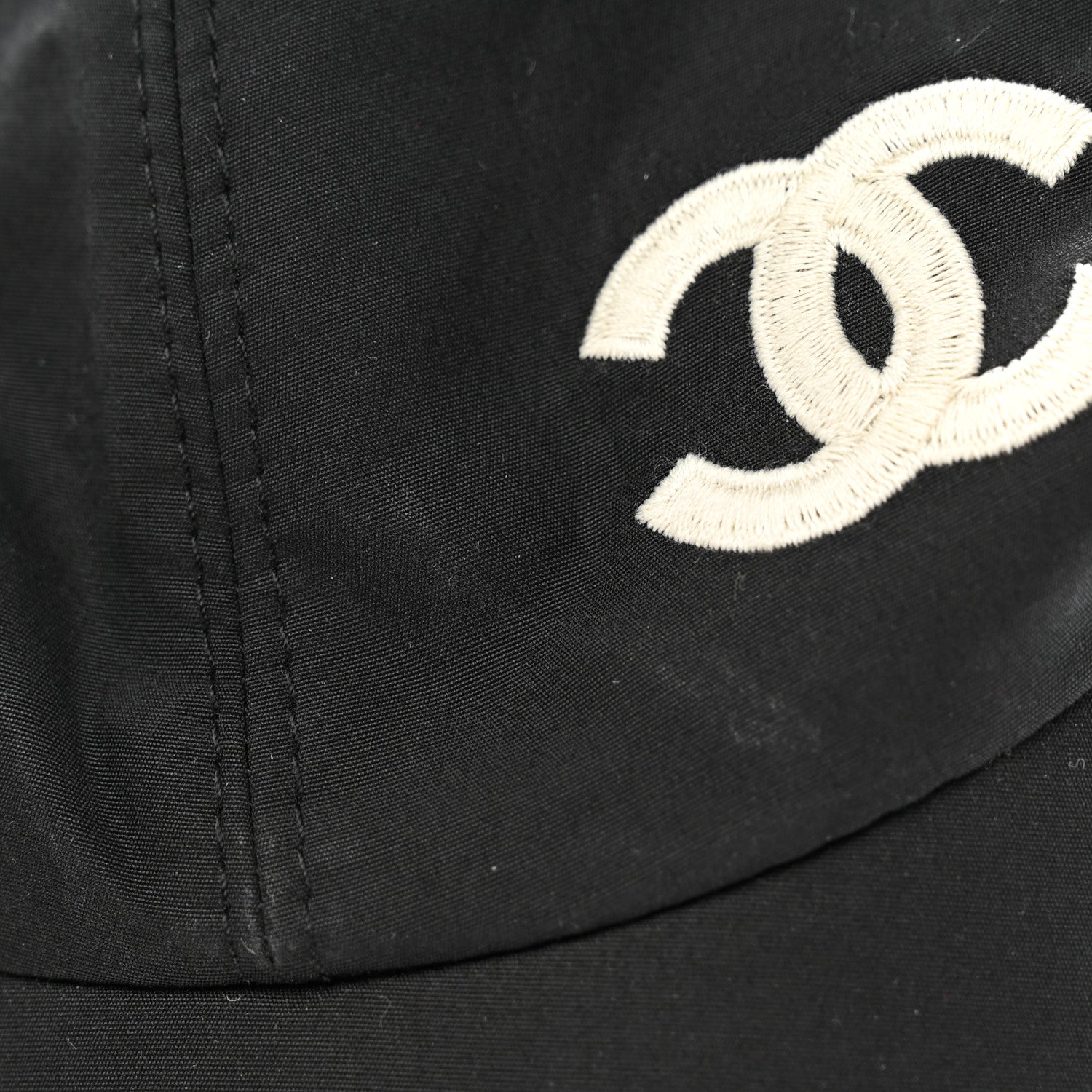 Chanel Cotton CC Cap Hat Black 9 of 11