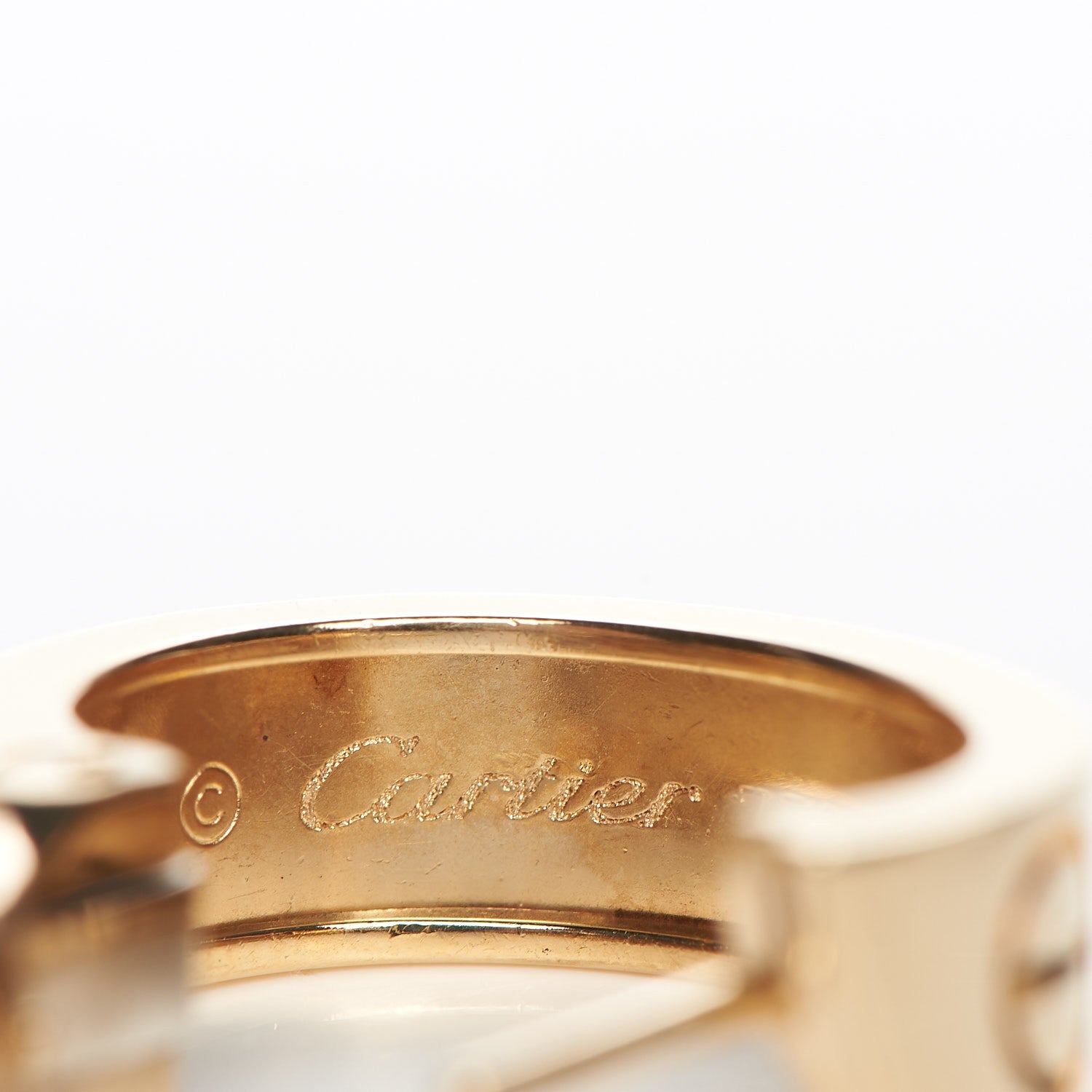 Cartier 18K Yellow Gold 5.5mm LOVE French Clip Hoop Earrings 5 of 8