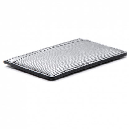 Louis Vuitton Epi Simple Card Holder Black 4 of 7
