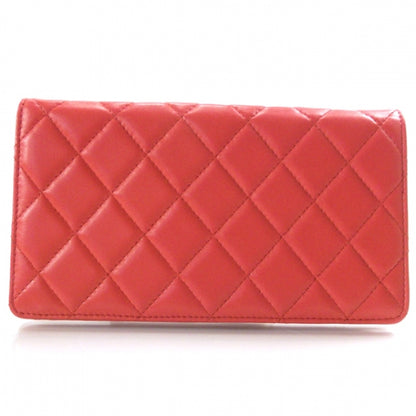 Chanel Lambskin Quilted Reissue Wallet Red 3 of 9