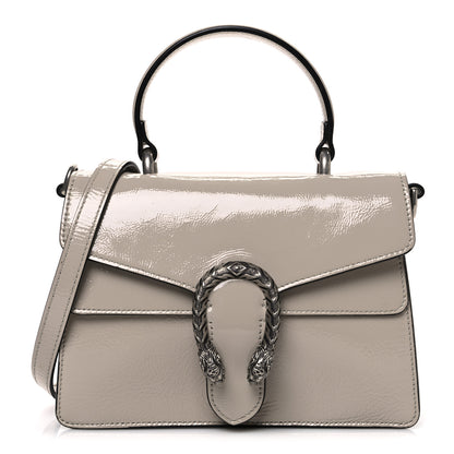 Gucci Crinkled Patent Small Dionysus Top Handle Bag Sphinx 1 of 10