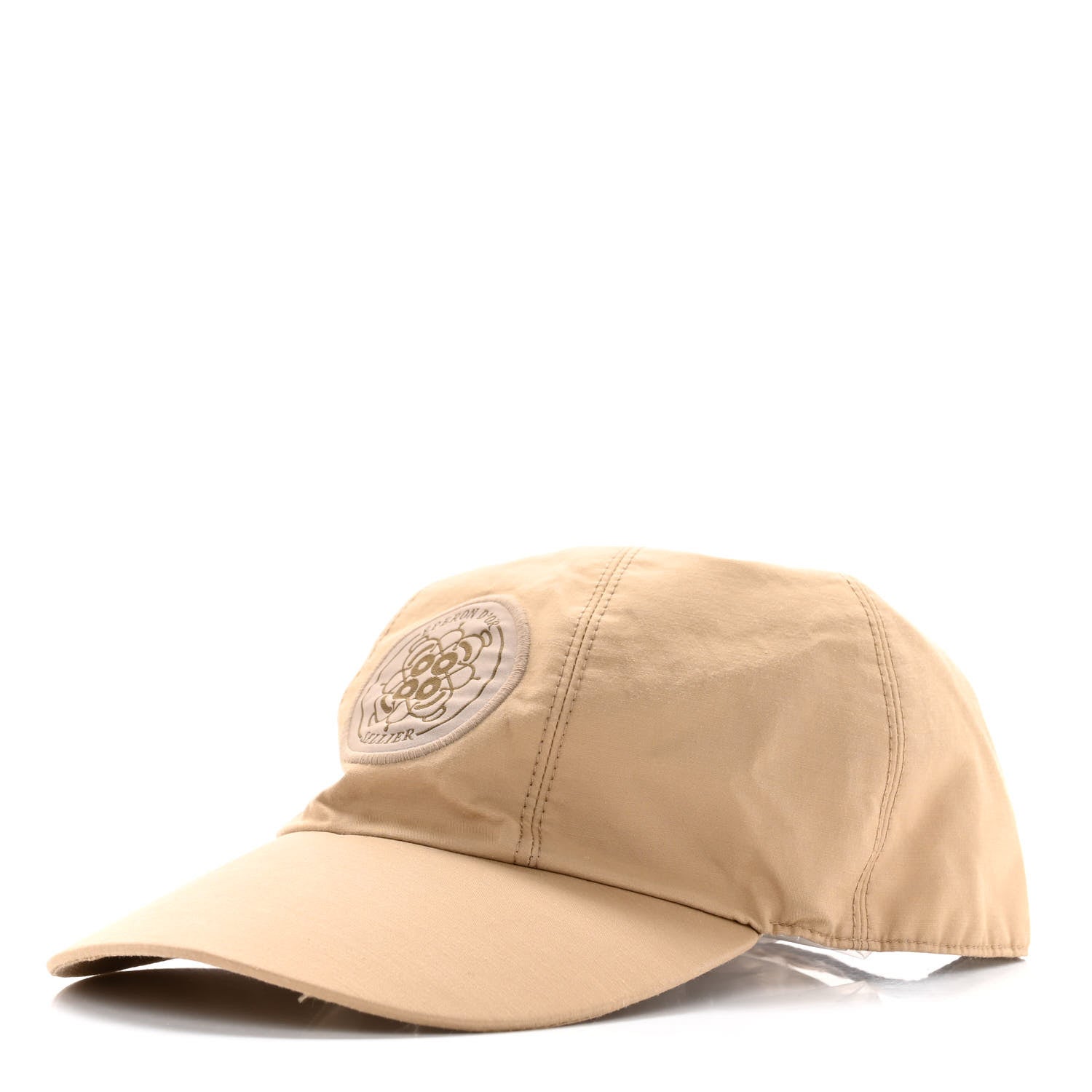 Hermes Cotton Blend Eperon D'or Sellier Cap 56 Creme 1 of 11