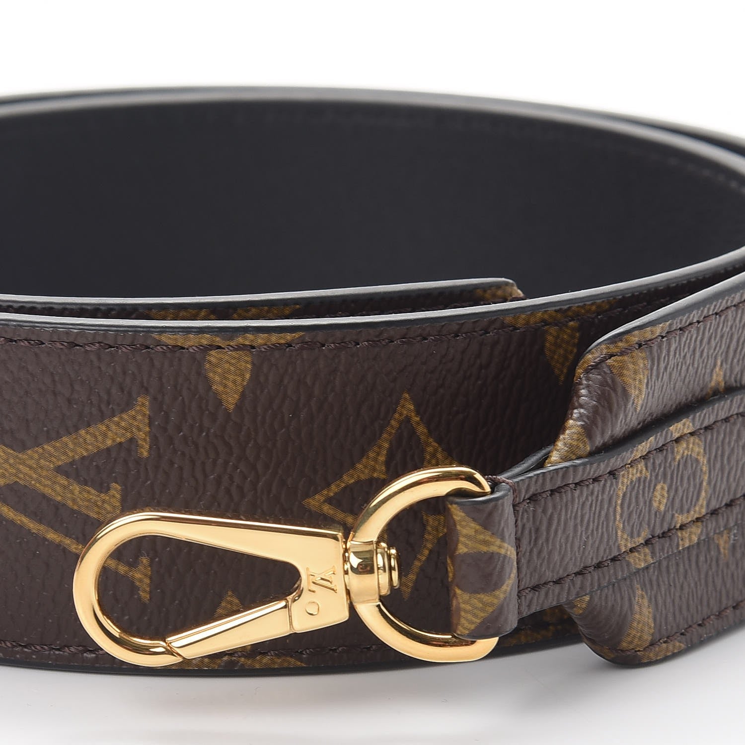 Louis Vuitton Monogram Bandouliere Shoulder Strap Black 5 of 8