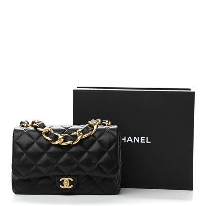 Chanel Lambskin Quilted Large CC Funky Town Flap Black 11 of 11