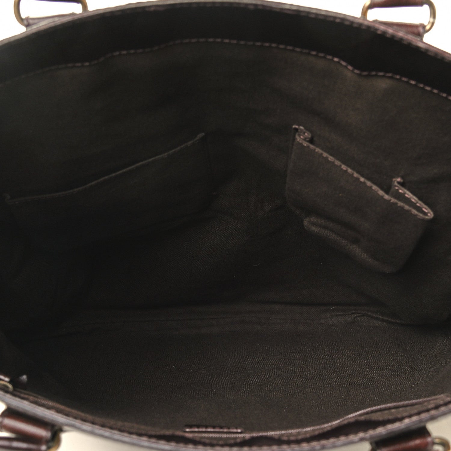 Burberry Haymarket Check Tote Brown 4 of 4