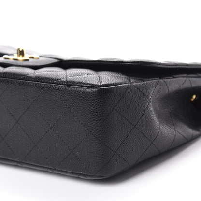 Chanel Caviar Quilted Jumbo Single Flap Black 7 of 10