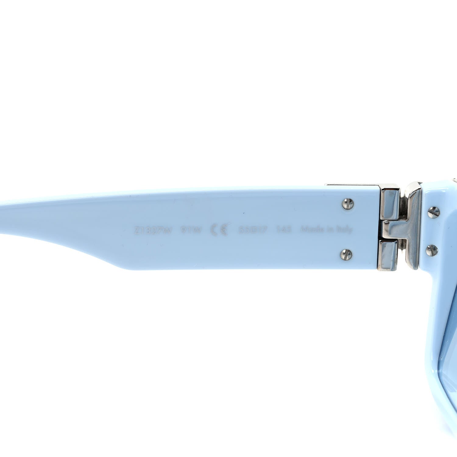 Louis Vuitton Acetate 1.1 Millionaires Sunglasses Z1327W Pale Blue 7 of 7
