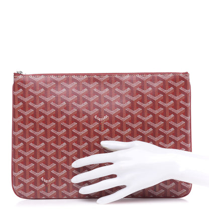 Goyard Goyardine Senat Pochette MM Red 2 of 7