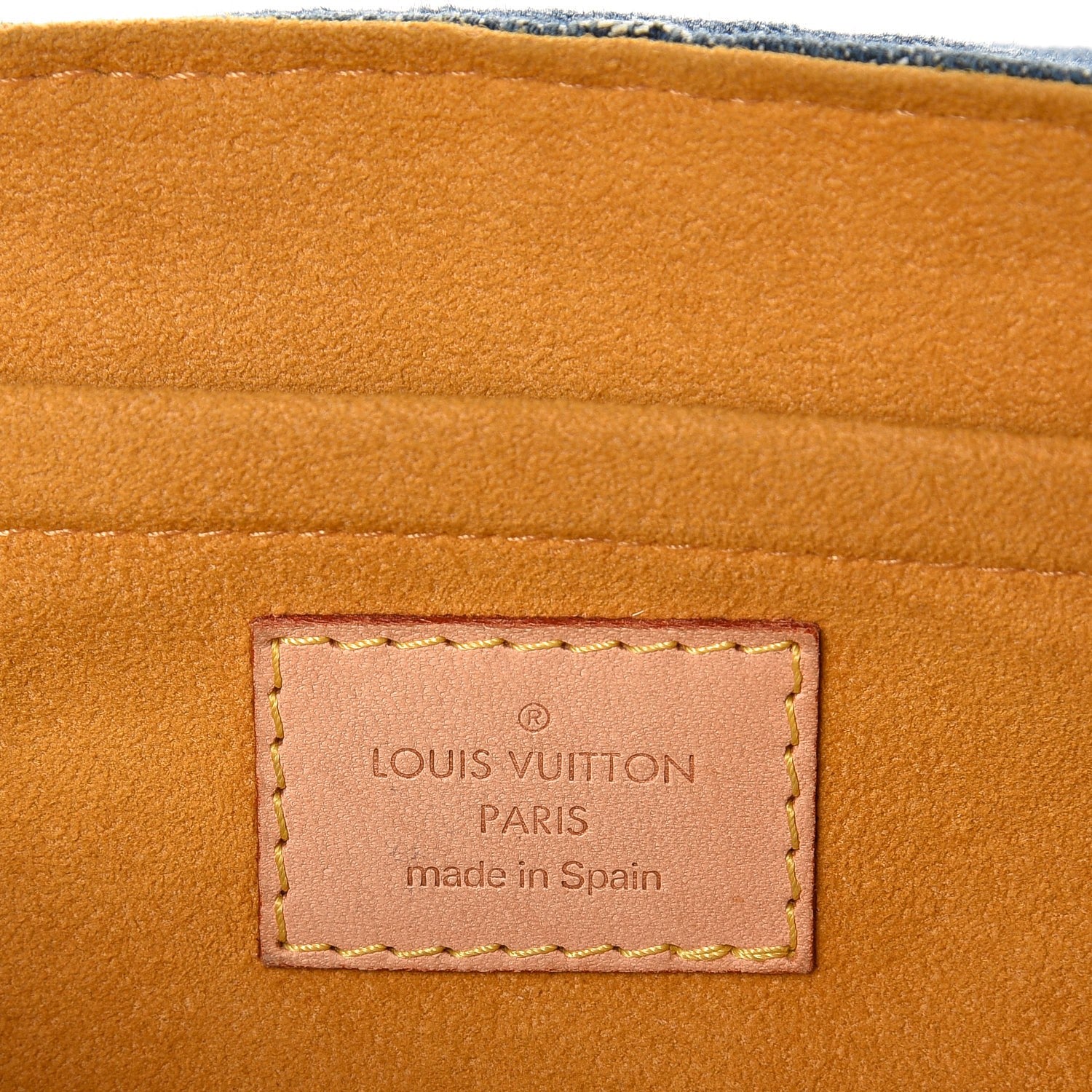 Louis Vuitton Monogram Denim Mini Pleaty Blue 6 of 7