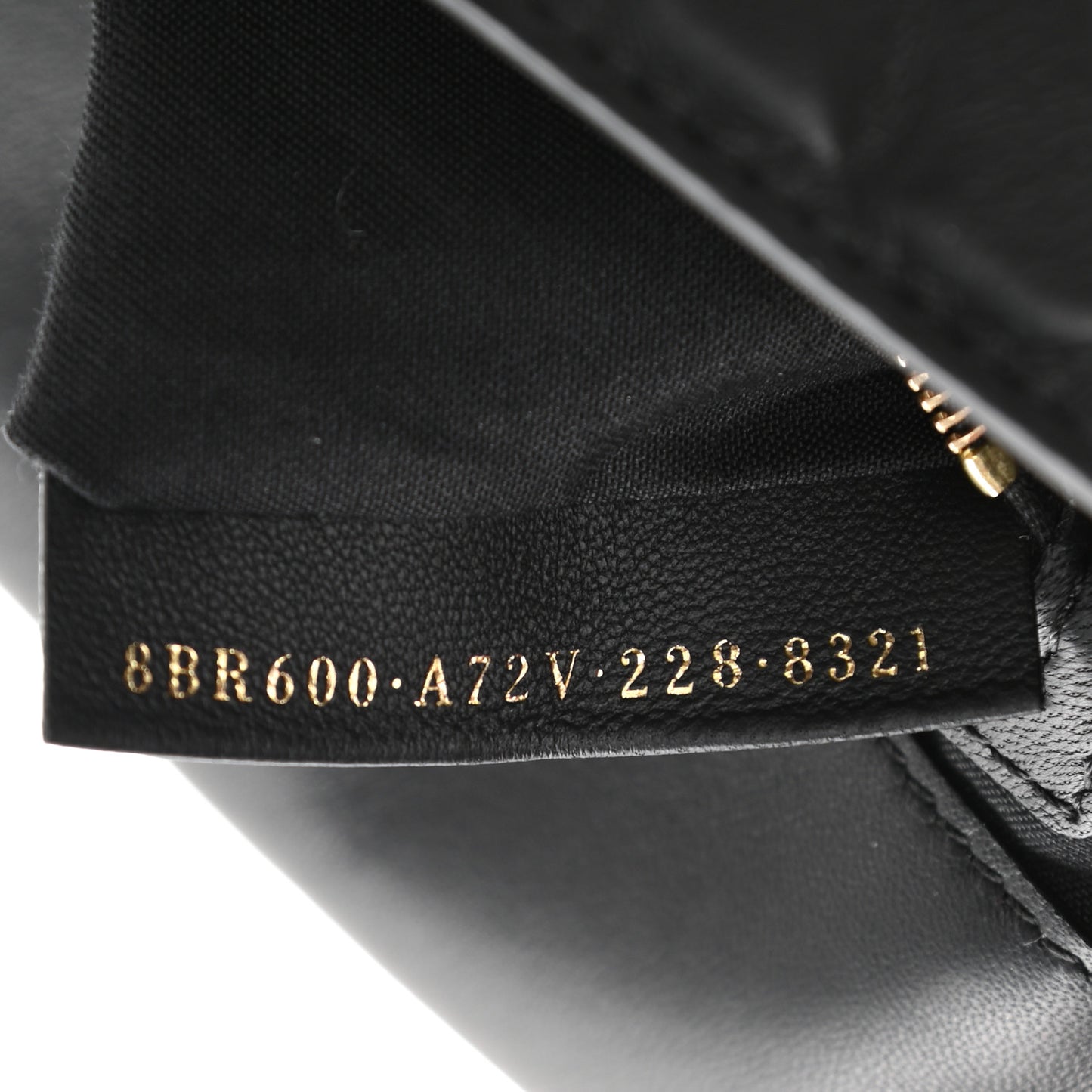 Nappa FF 1974 Embossed Baguette Black