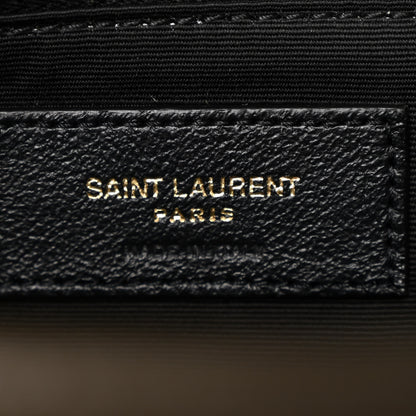 Saint Laurent Grained Lambskin Medium Calypso Light Musk 6 of 10