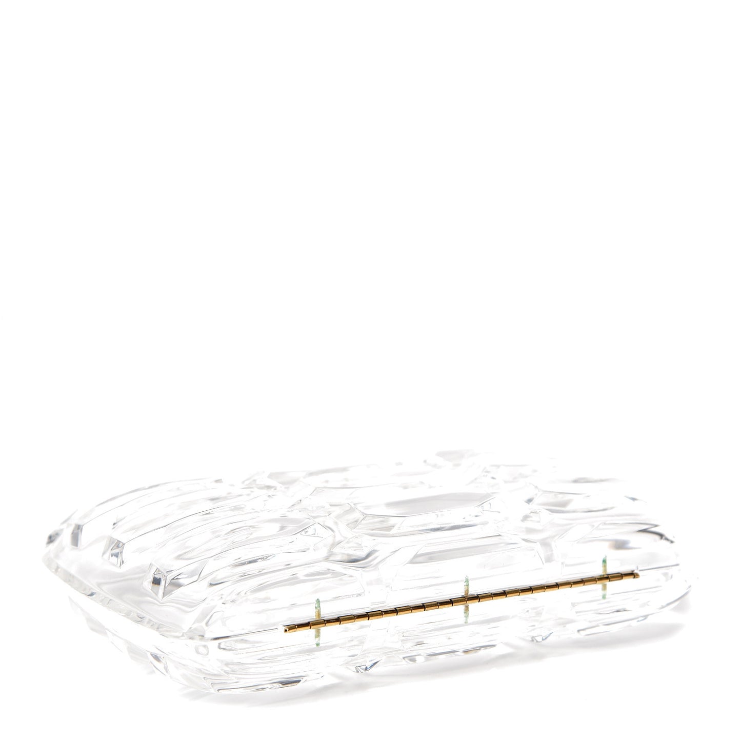 Plexiglass Aristrographic Box Clutch Translucent