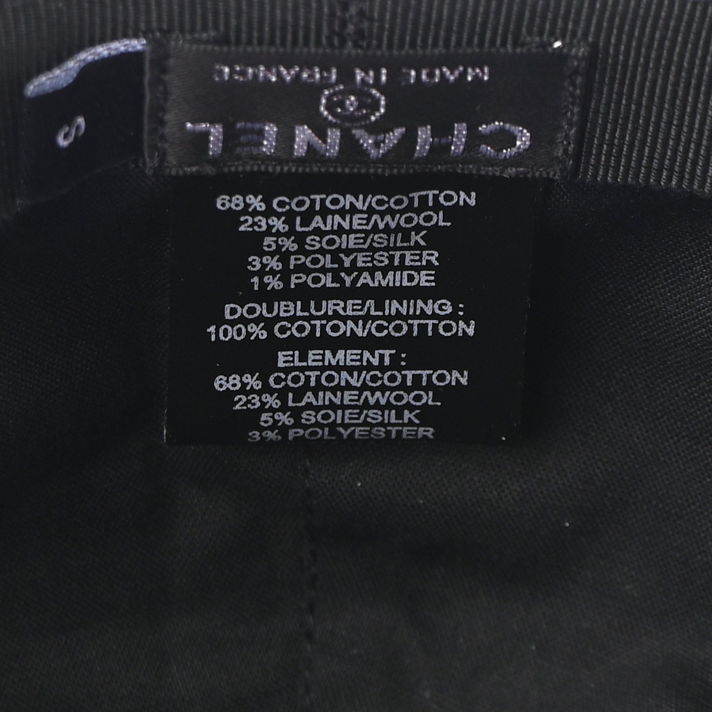 Tweed Fantasy CC Cap S Black
