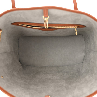 Louis Vuitton Metallic Monogram LV Garden Neverfull MM Silver 6 of 10