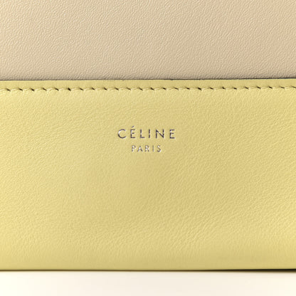Celine Shiny Smooth Calfskin Medium Frame Shoulder Bag Beige Yellow 8 of 9