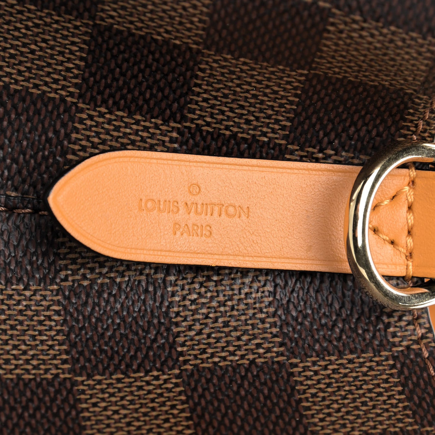 Damier Ebene Neonoe MM Safran
