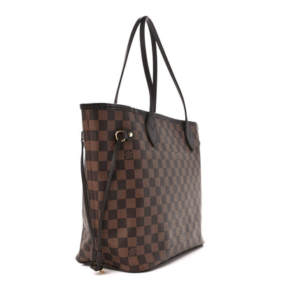 Louis Vuitton Damier Ebene Neo Neverfull MM Rose Ballerine 4 of 13