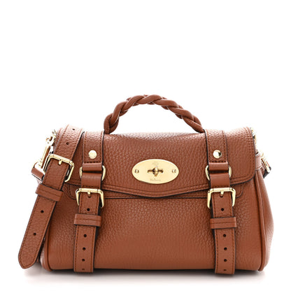 Mulberry Heavy Grain Mini Alexa Chestnut 1 of 11