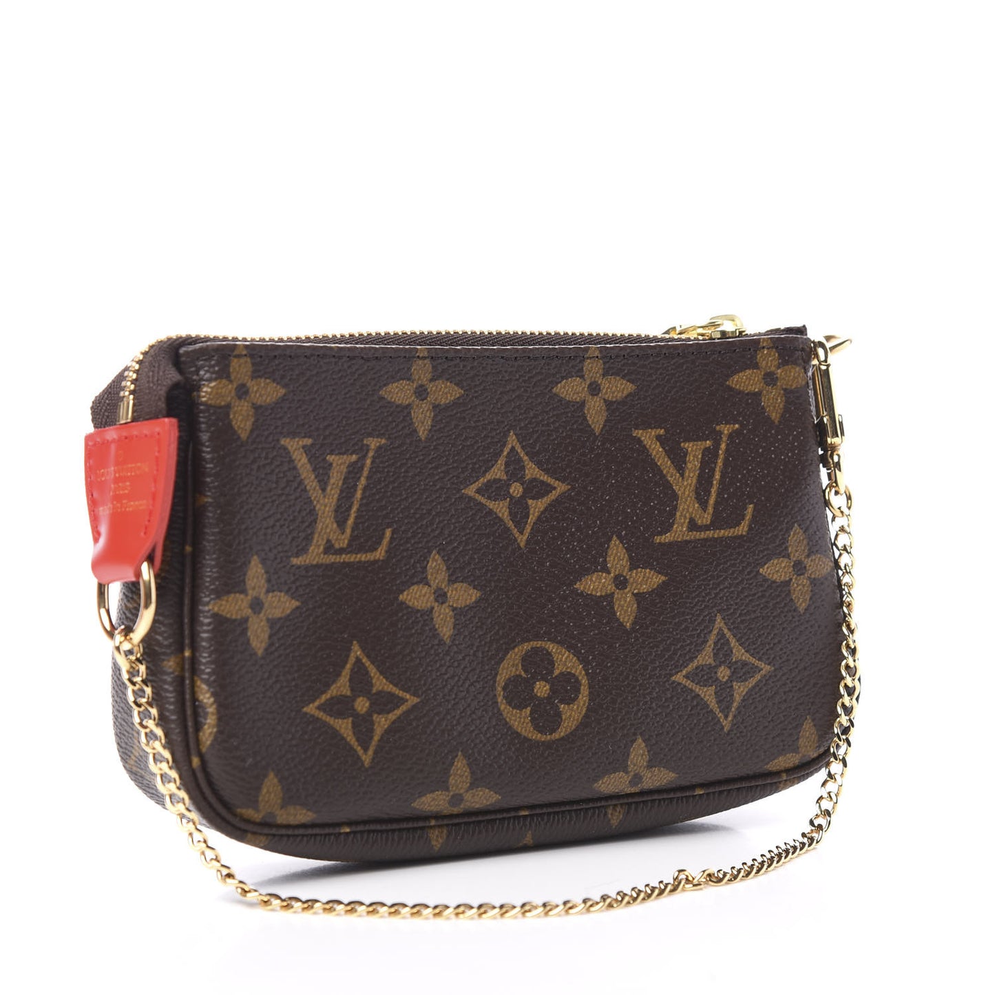 Monogram 2020 Christmas Animation Bumper Cars Mini Pochette Accessories Coquelicot