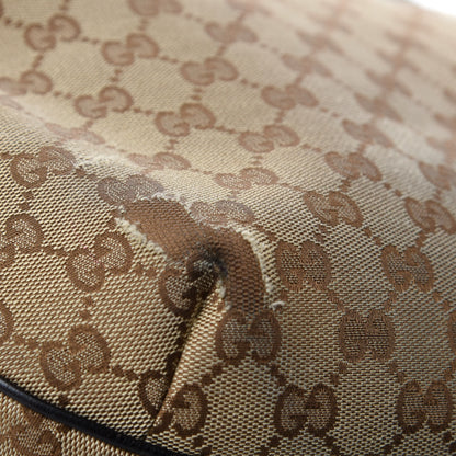 Gucci Monogram Large New Ladies Web Hobo Dark Brown 8 of 15