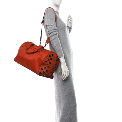 Hermes Buffle Toile Sac A Chien TouTou Brique Potiron 2 of 16