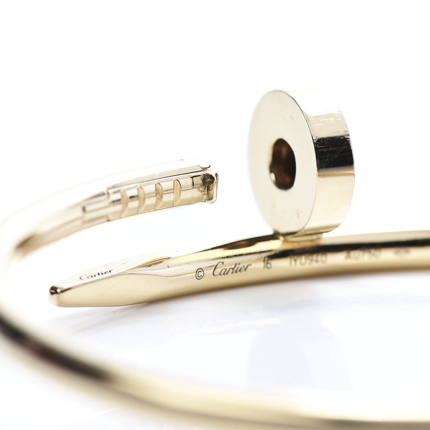 18K Yellow Gold Juste Un Clou Bracelet 16