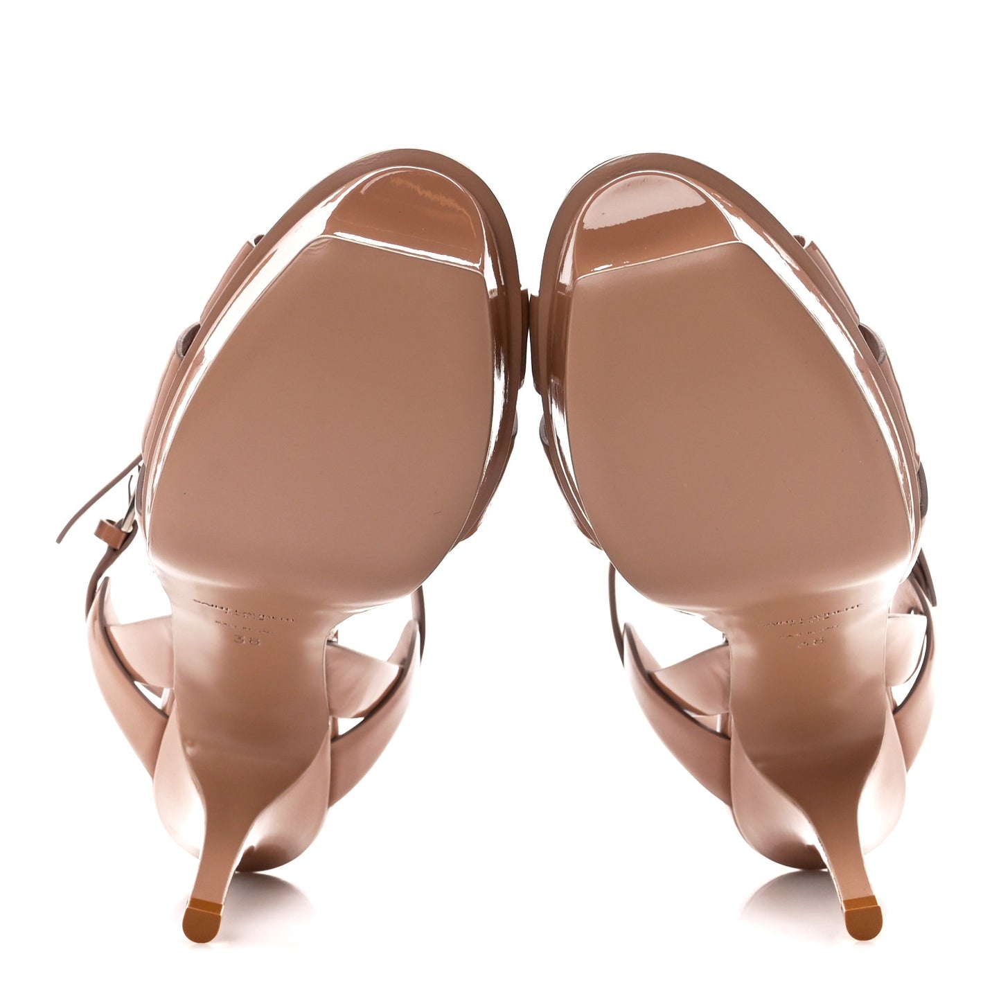 Patent Tribute 75 Platform Sandals 38 Nude