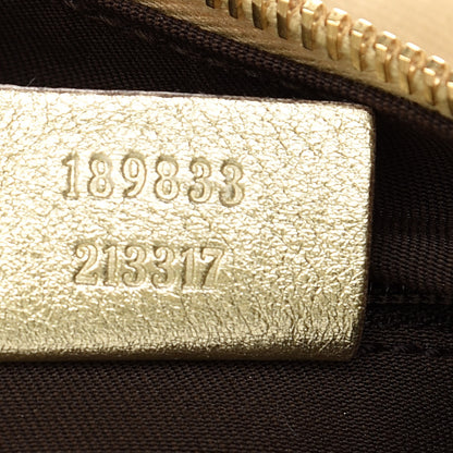 Gucci Monogram Large D Gold Hobo Gold 7 of 10