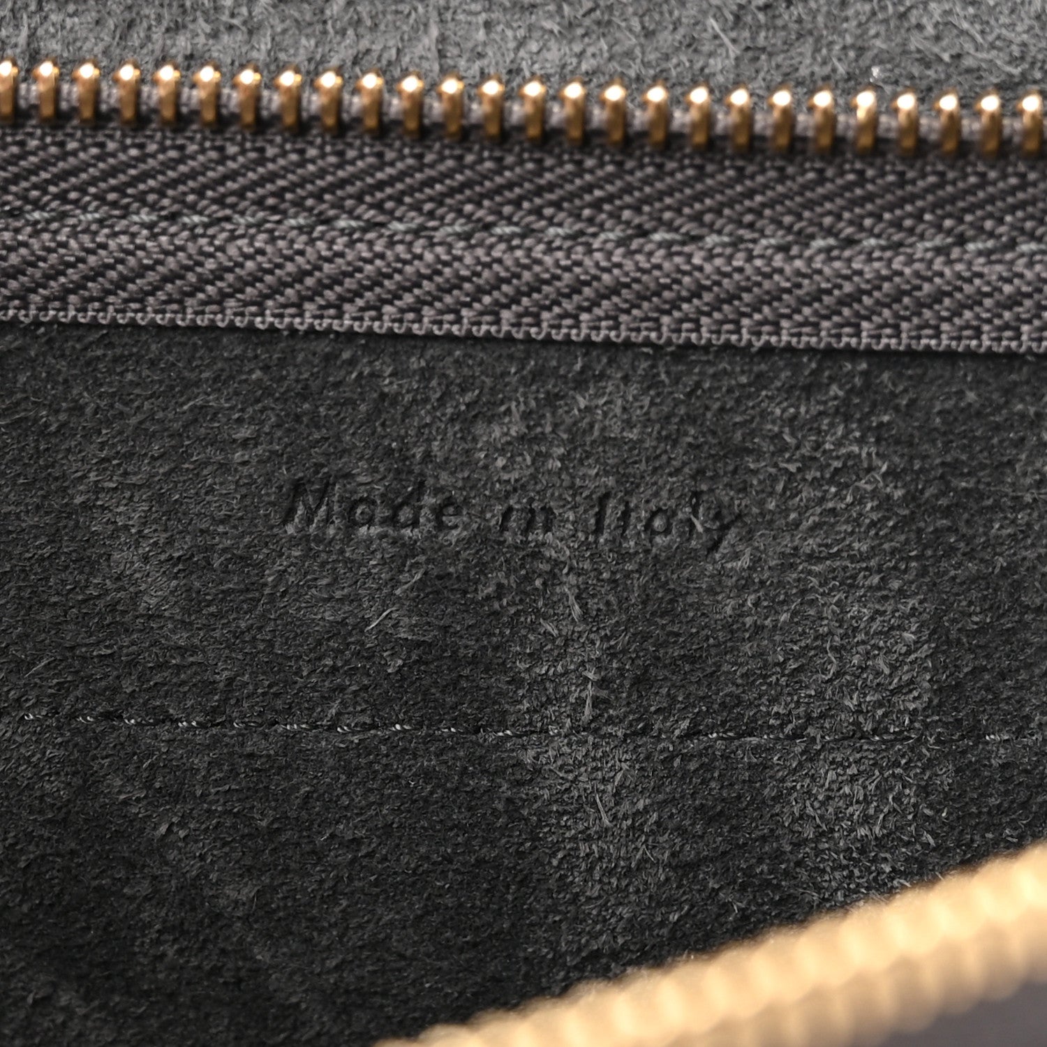 Celine Grained Calfskin Nano Belt Bag Grey 6 of 12
