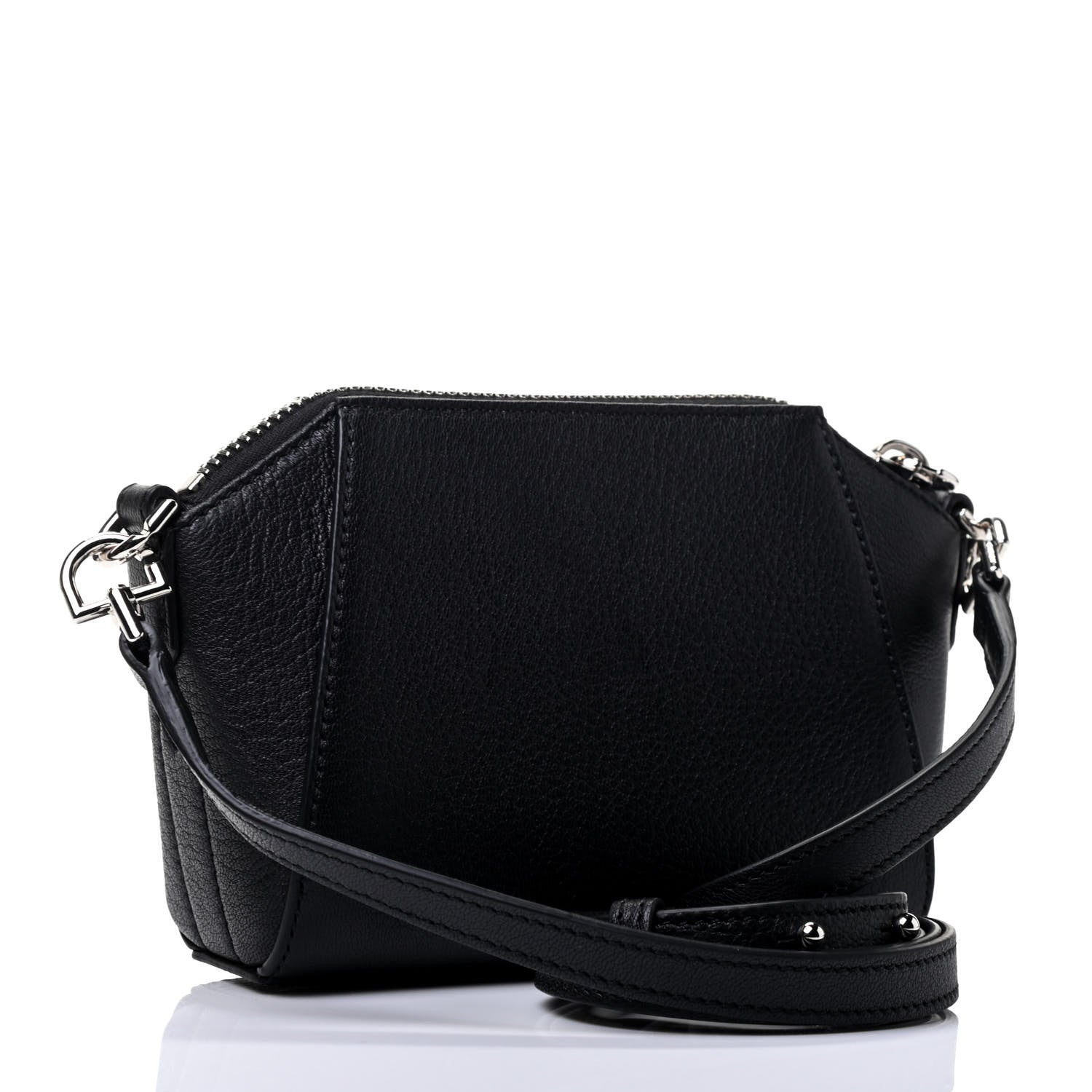 Givenchy Sugar Goatskin Nano Antigona Black 2 of 4