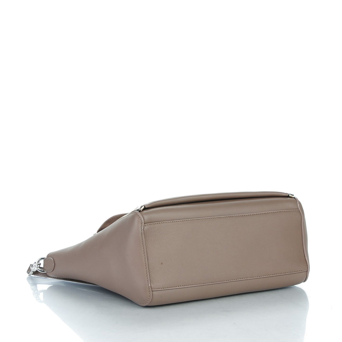 Silky Calf Small Willow Tote Taupe