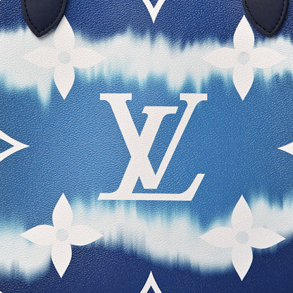Louis Vuitton Monogram Escale Neverfull MM Blue 11 of 12