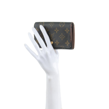 Louis Vuitton Monogram Porte-Monnaie Tresor Wallet 2 of 7
