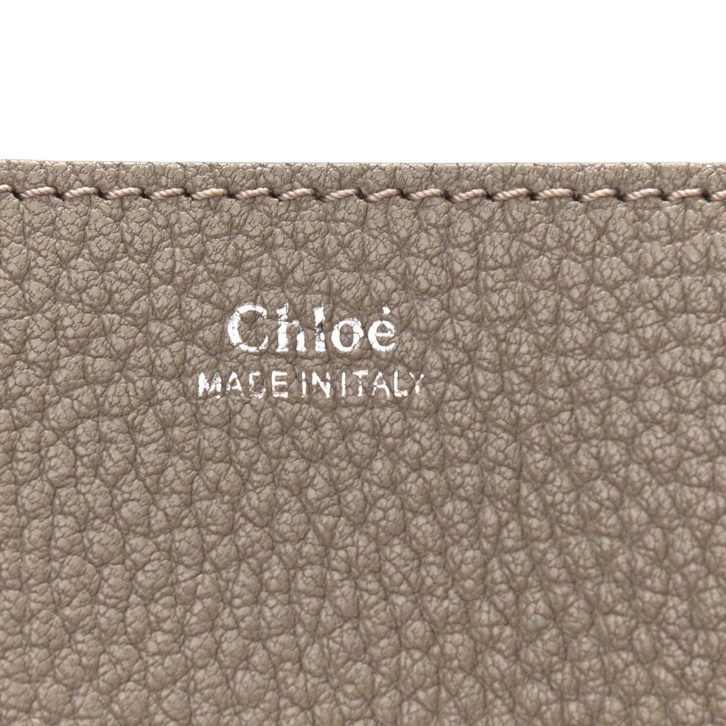 Grained Lambskin Drew Shoulder Bag Motty Grey