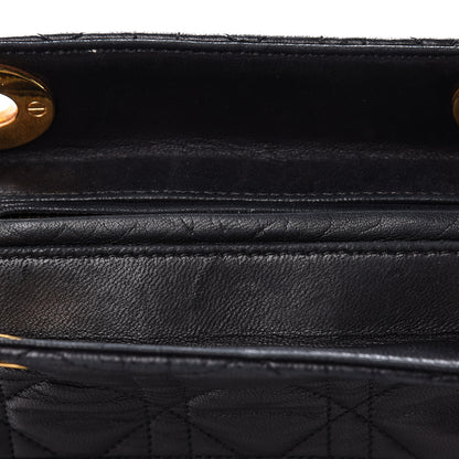 Christian Dior Lambskin Cannage Medium Lady Dior Black 8 of 13