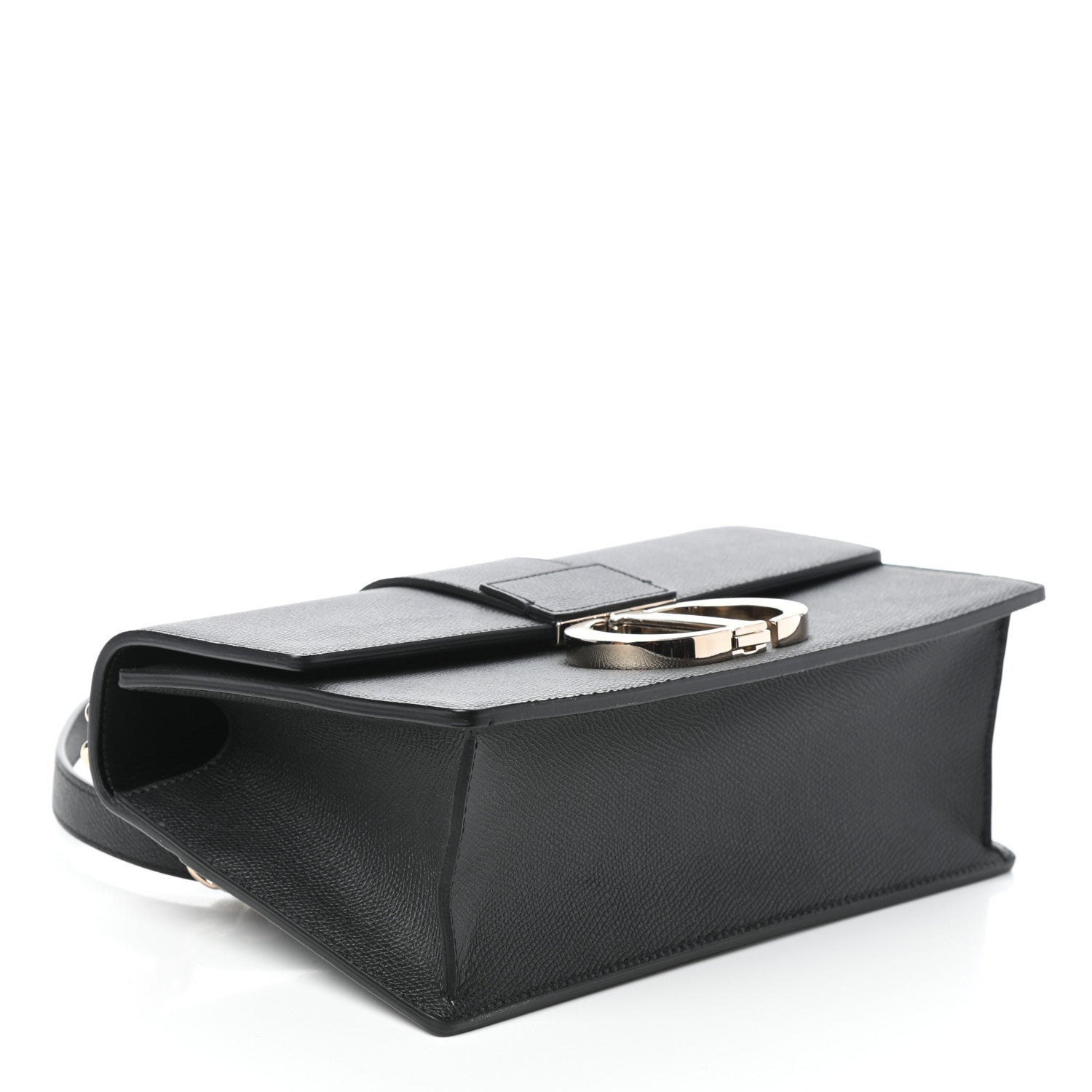 Christian Dior Grained Calfskin Embossed 30 Montaigne Chain Flap Bag Black 4 of 8