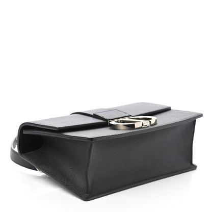 Christian Dior Grained Calfskin Embossed 30 Montaigne Chain Flap Bag Black 4 of 8