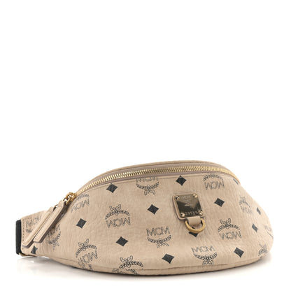 MCM Visetos Stark Belt Bag Beige 4 of 10