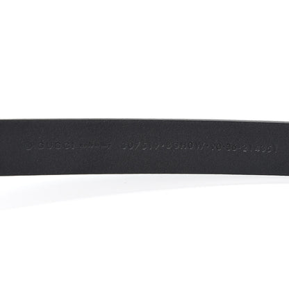 Gucci Calfskin Horsebit Buckle Belt 90 36 Black 3 of 3