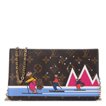Louis Vuitton Monogram 2018 Christmas Animation Pochette Weekend 1 of 9