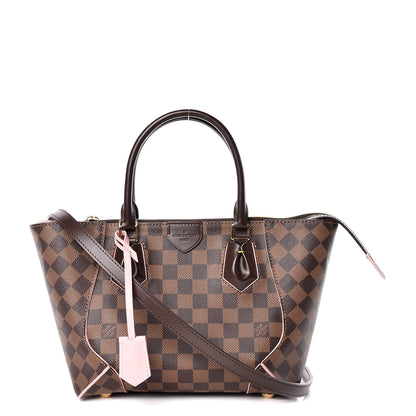 Louis Vuitton Damier Ebene Caissa Tote PM Rose Ballerine 1 of 11