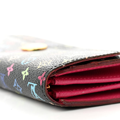 Louis Vuitton Monogram Multicolor Sarah Wallet Black Grenade 9 of 12