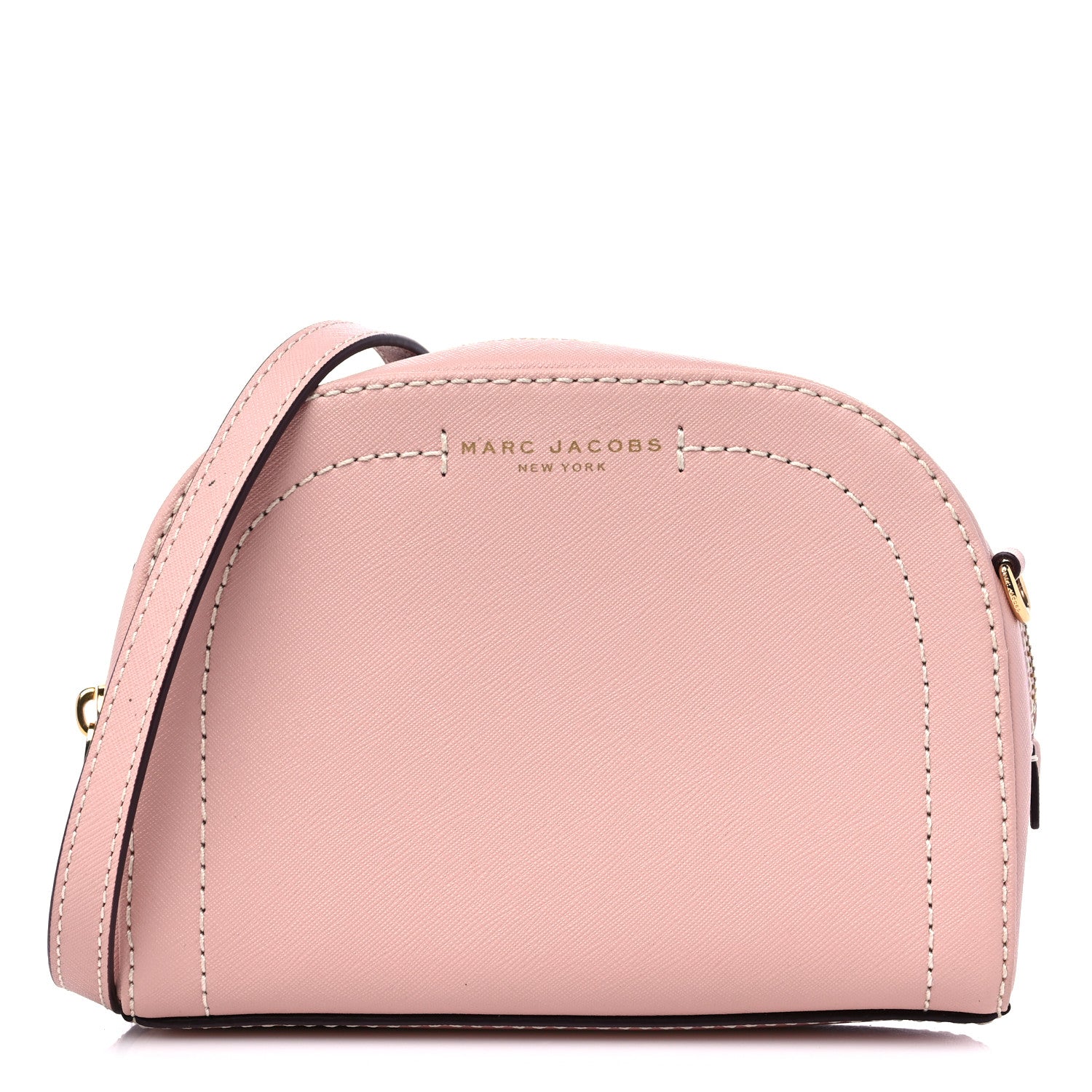 Marc Jacobs Saffiano Playback Boxed Dome Crossbody Pink 1 of 12