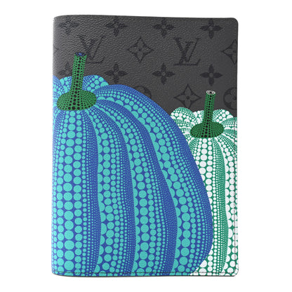Louis Vuitton LV X YK Monogram Eclipse Reverse Pumpkin Notebook Cover Multicolor 1 of 8