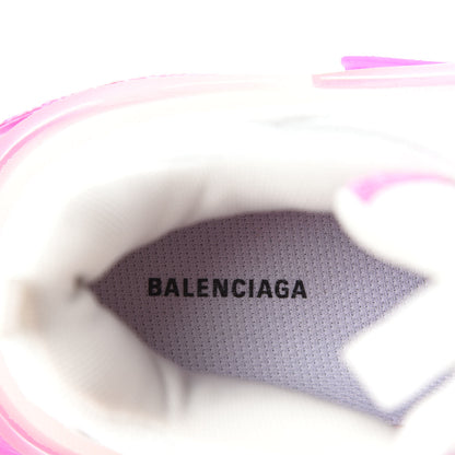 Balenciaga Fabric Mesh Clear Sole Womens Triple S Sneakers 39 White Pink 7 of 8