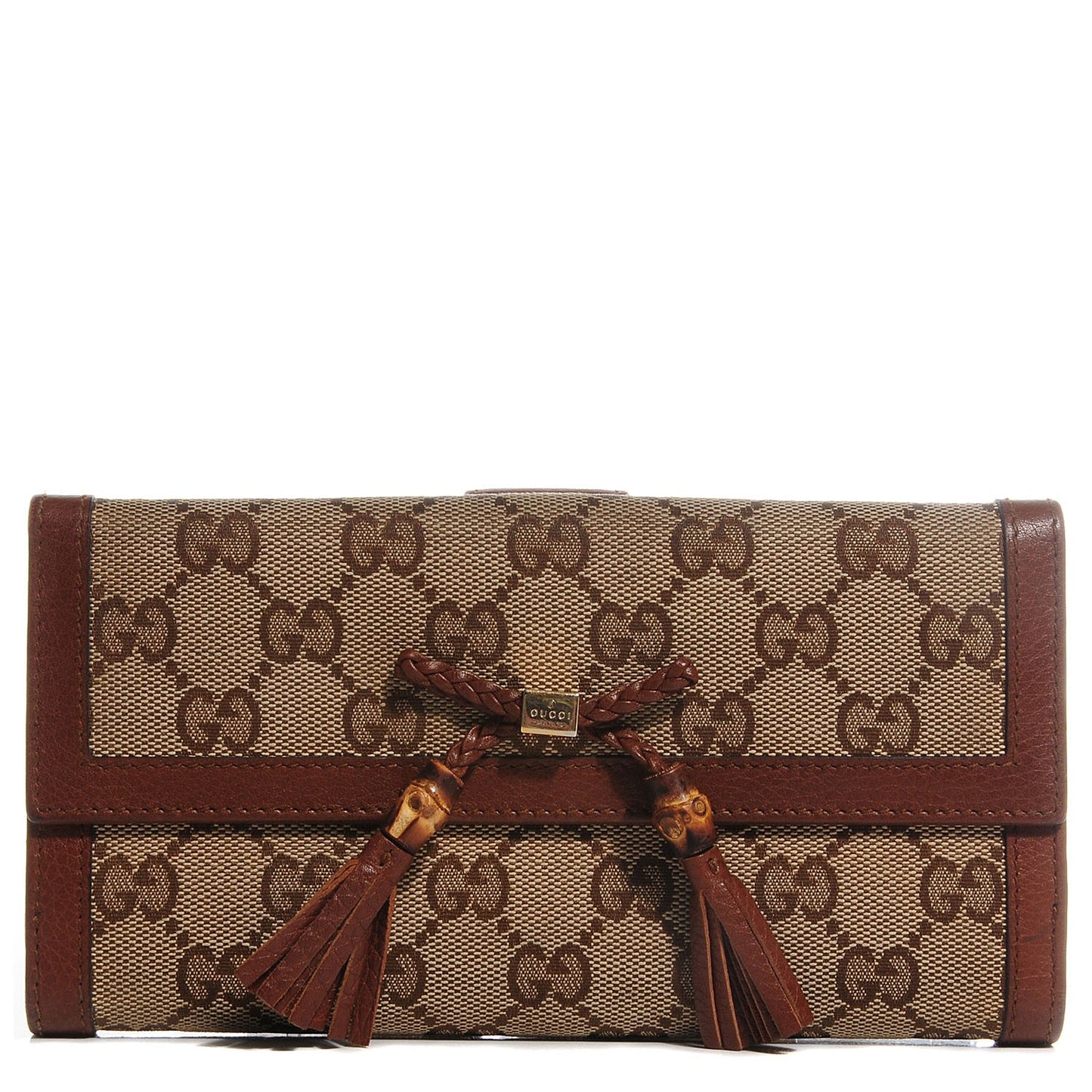 Monogram Cellarius Calfskin Bella Continental Wallet Beige Ebony Cuir