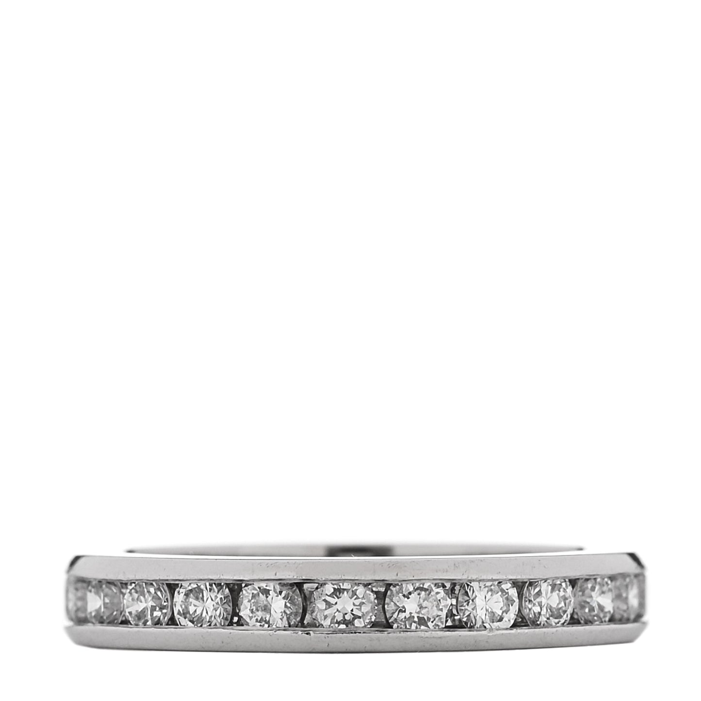 Platinum Diamond 2.5mm Full Circle Wedding Band Ring 48 4.5