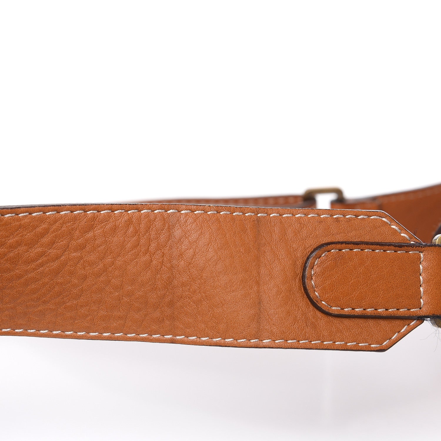 Christian Dior Calfskin Baudrier Saddle Bag Tan 11 of 13