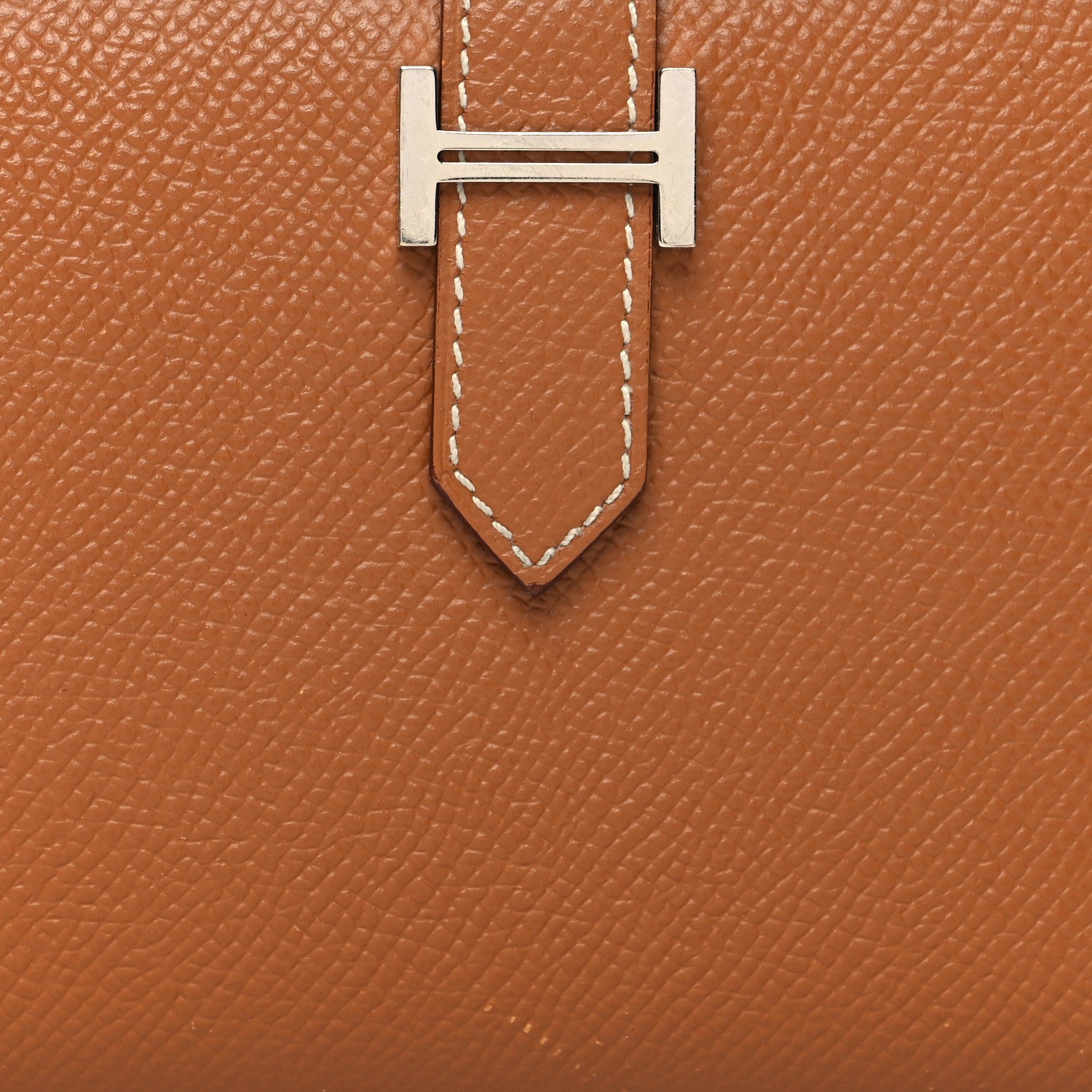 Hermes Epsom Bearn Compact Wallet Gold 8 of 9